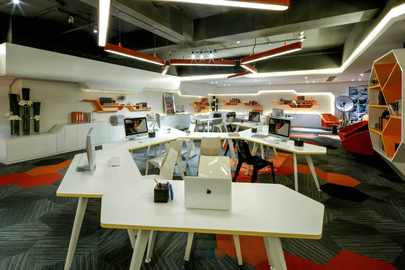 普陀區(qū)120平廣告公司辦公室裝修設計-第5張圖片-上海古都建筑設計集團 普陀區(qū)120平廣告公司辦公室裝修設計-第5張圖片-上海古都建筑設計集團