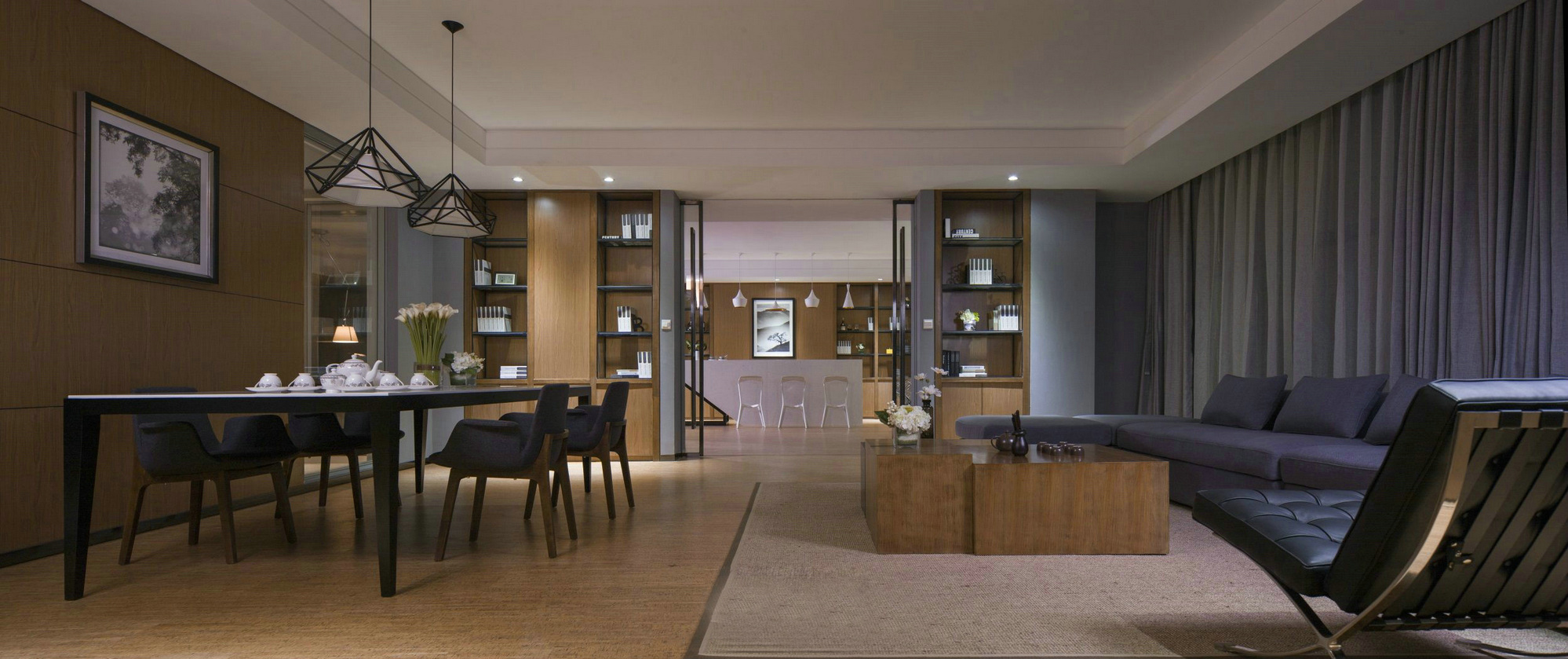 上?，F(xiàn)代時尚風格辦公室裝修設(shè)計-第4張圖片-上海古都建筑設(shè)計集團