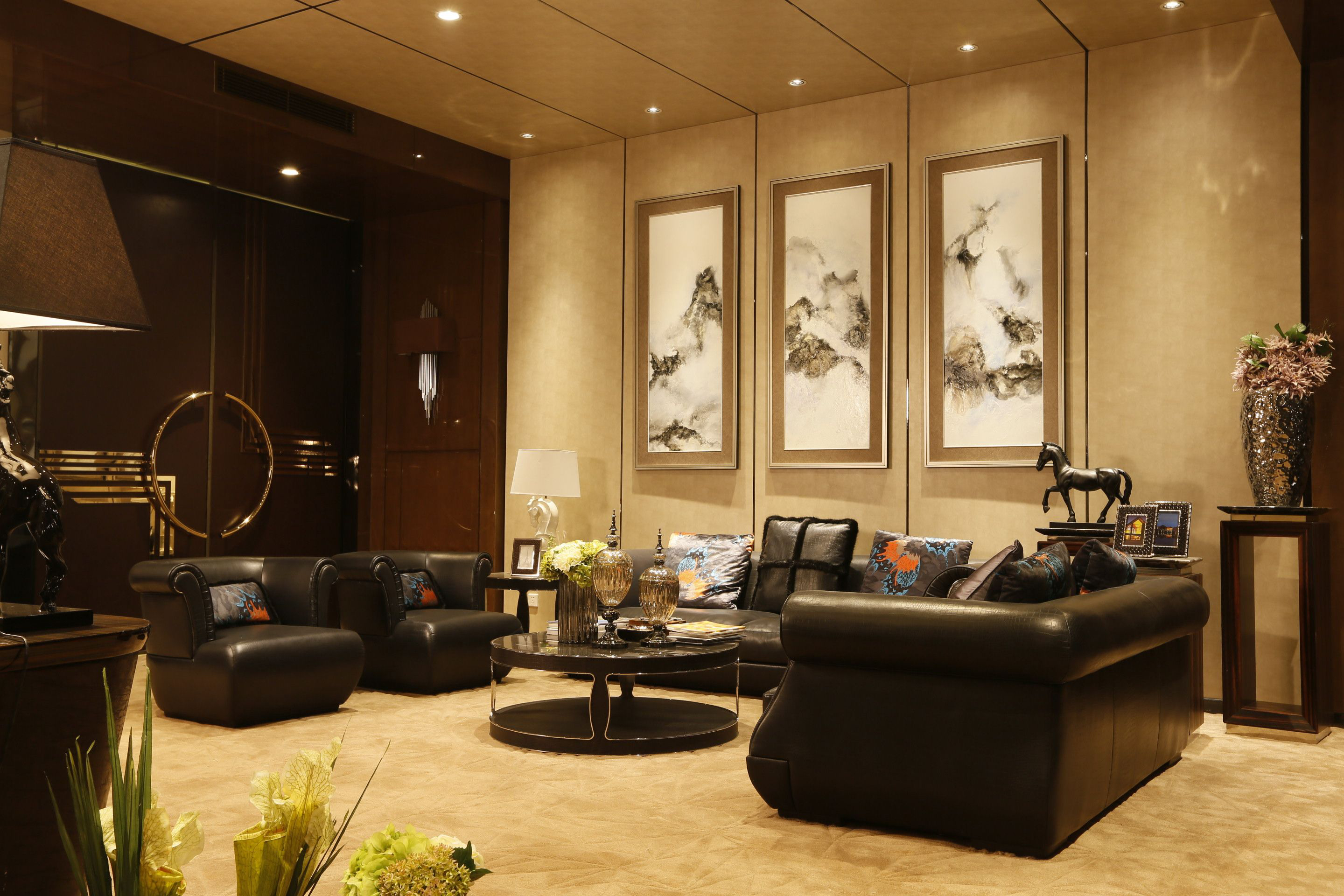 上海大氣奢華辦公室裝修設(shè)計-第2張圖片-上海古都建筑設(shè)計集團 上海大氣奢華辦公室裝修設(shè)計-第2張圖片-上海古都建筑設(shè)計集團