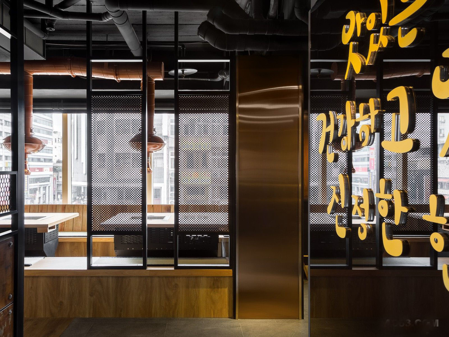 青浦區(qū)韓式烤肉辦公室裝修設(shè)計(jì)-第2張圖片-上海古都建筑設(shè)計(jì)集團(tuán)