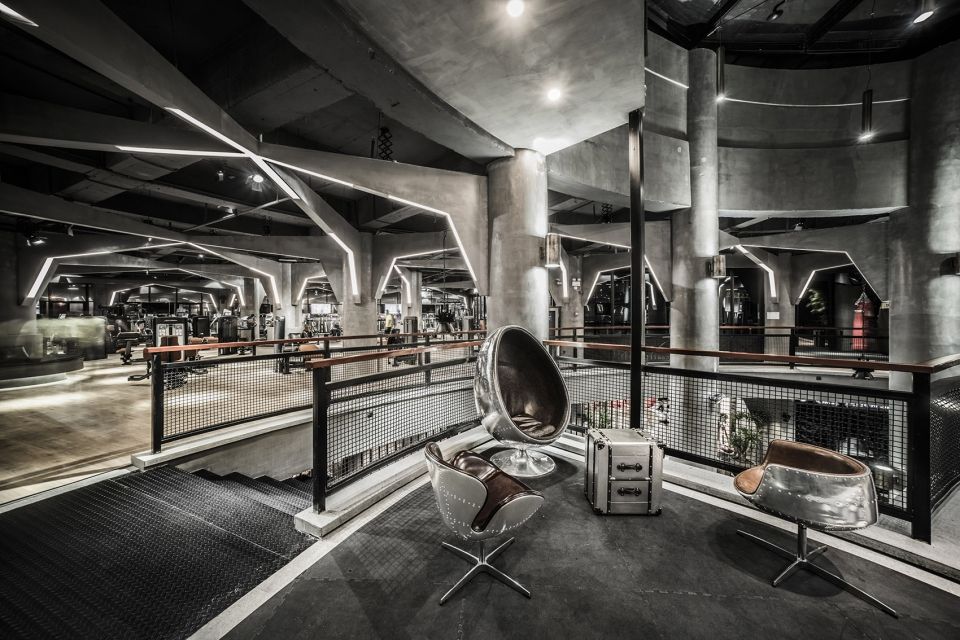 工業(yè)風(fēng)健身所辦公室裝修設(shè)計-第2張圖片-上海古都建筑設(shè)計集團