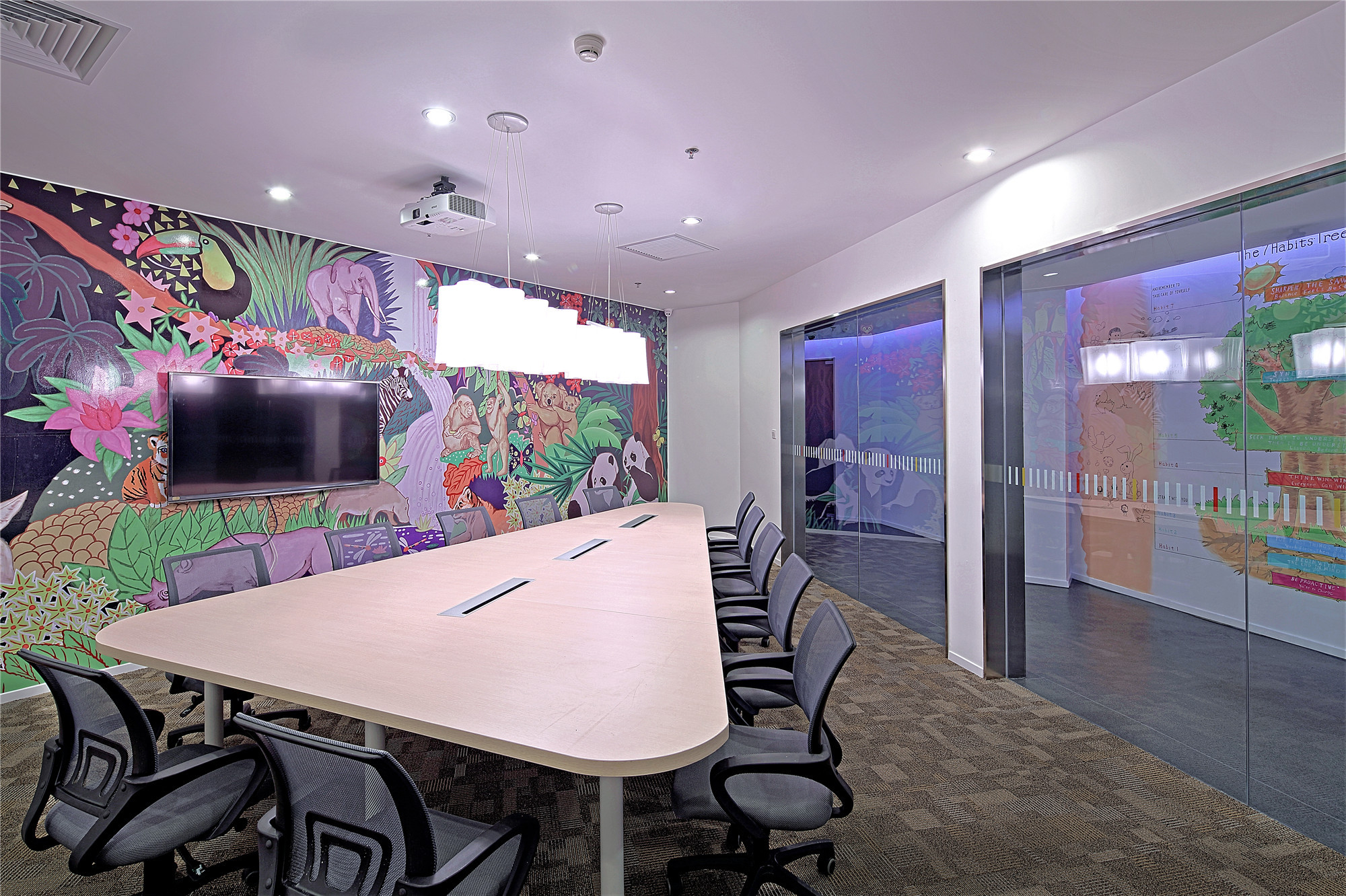 現(xiàn)代時尚辦公室裝修設計效果圖-第4張圖片-上海古都建筑設計集團