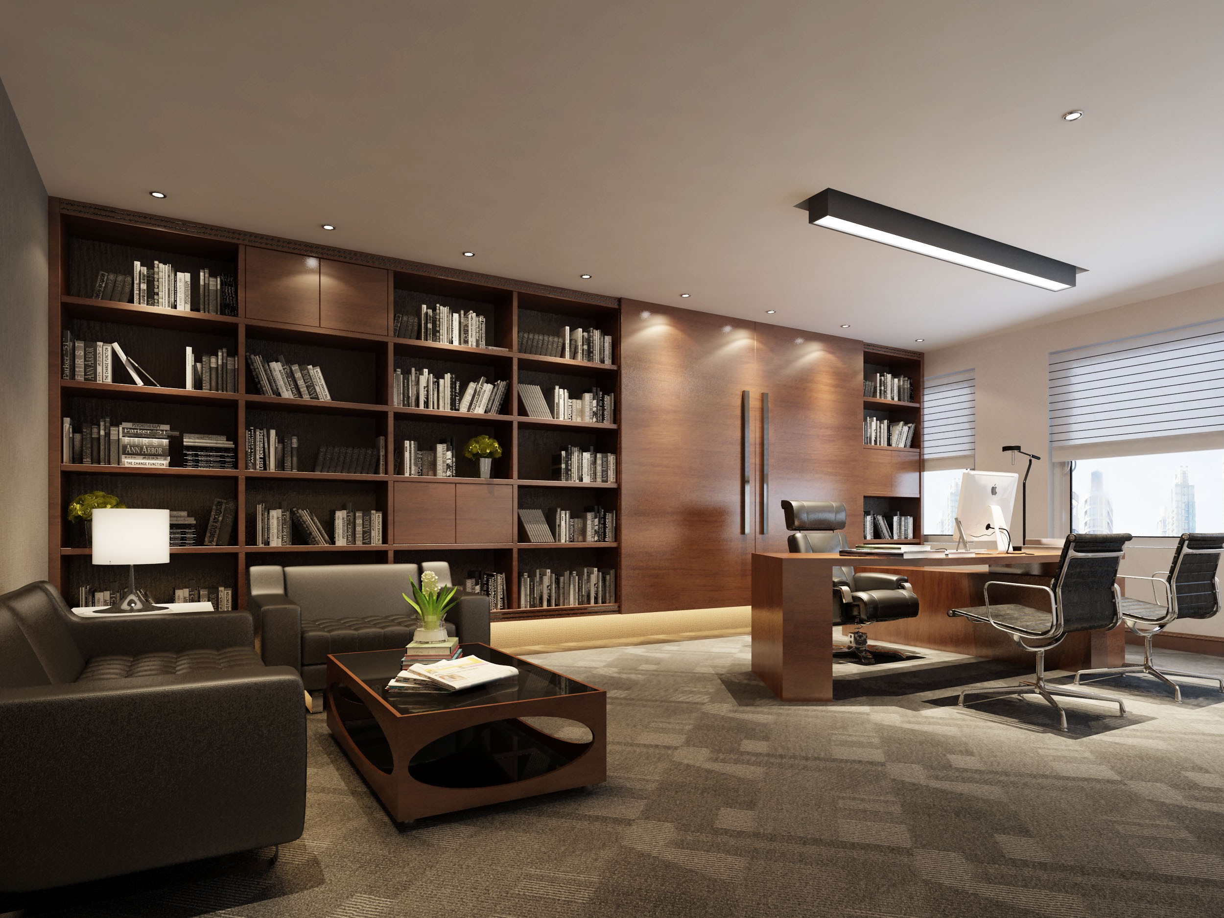 虹口區(qū)復式奢華辦公室裝修設計-第6張圖片-上海古都建筑設計集團 虹口區(qū)復式奢華辦公室裝修設計-第6張圖片-上海古都建筑設計集團