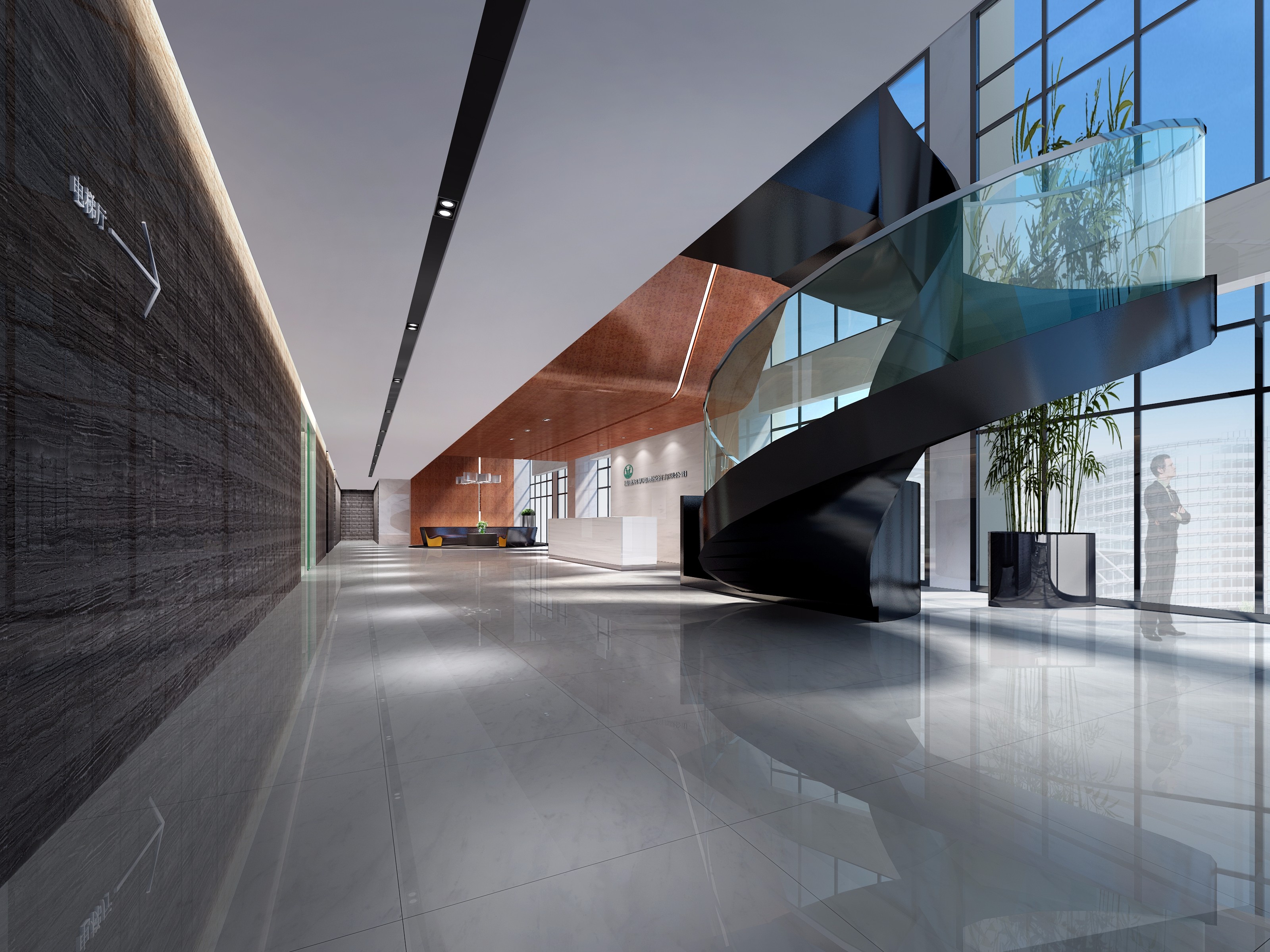 嘉定區(qū)辦公樓大廳裝修設(shè)計(jì)-第2張圖片-上海古都建筑設(shè)計(jì)集團(tuán) 嘉定區(qū)辦公樓大廳裝修設(shè)計(jì)-第2張圖片-上海古都建筑設(shè)計(jì)集團(tuán)