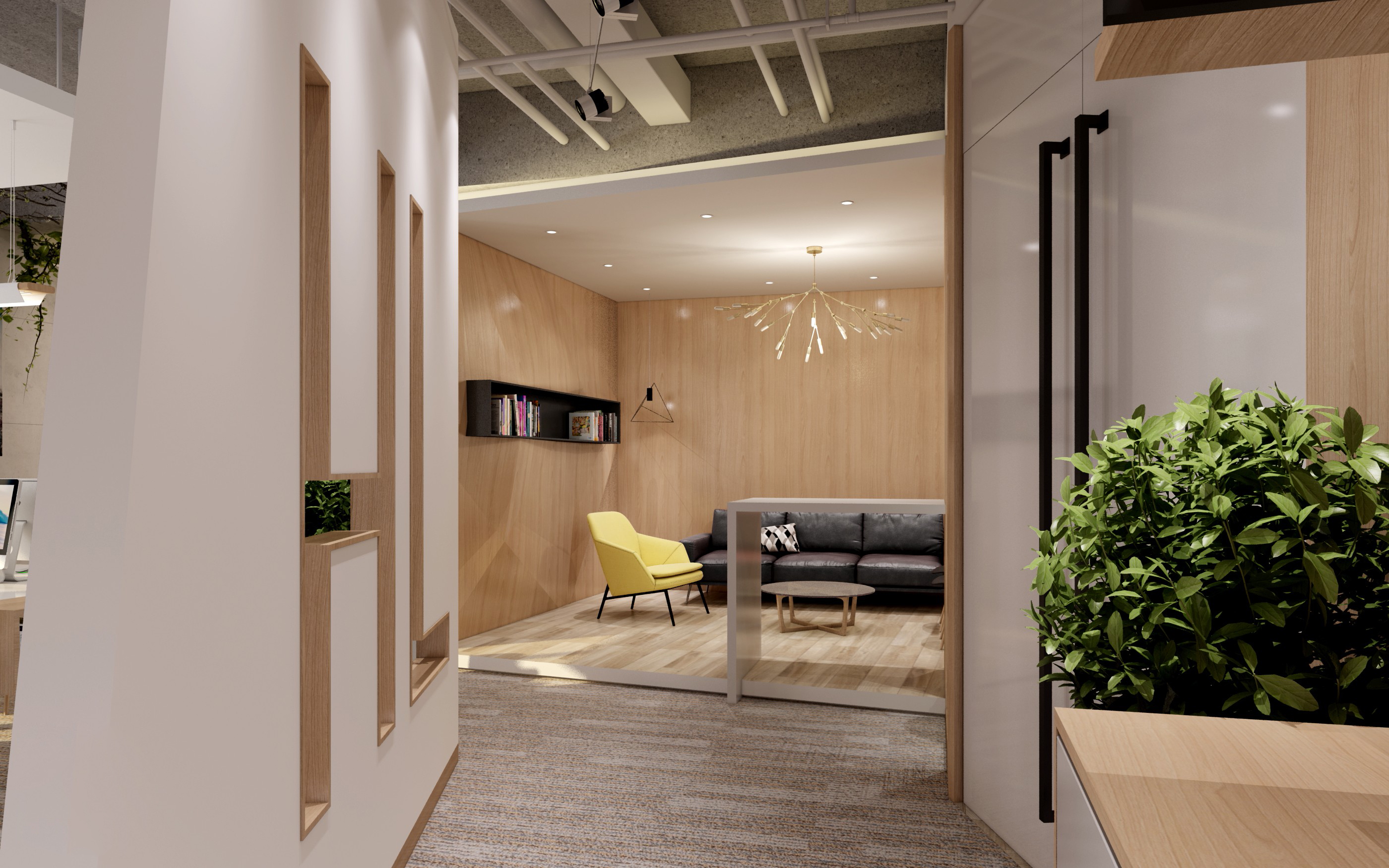 國際科技風(fēng)格辦公室裝修設(shè)計-第6張圖片-上海古都建筑設(shè)計集團(tuán)