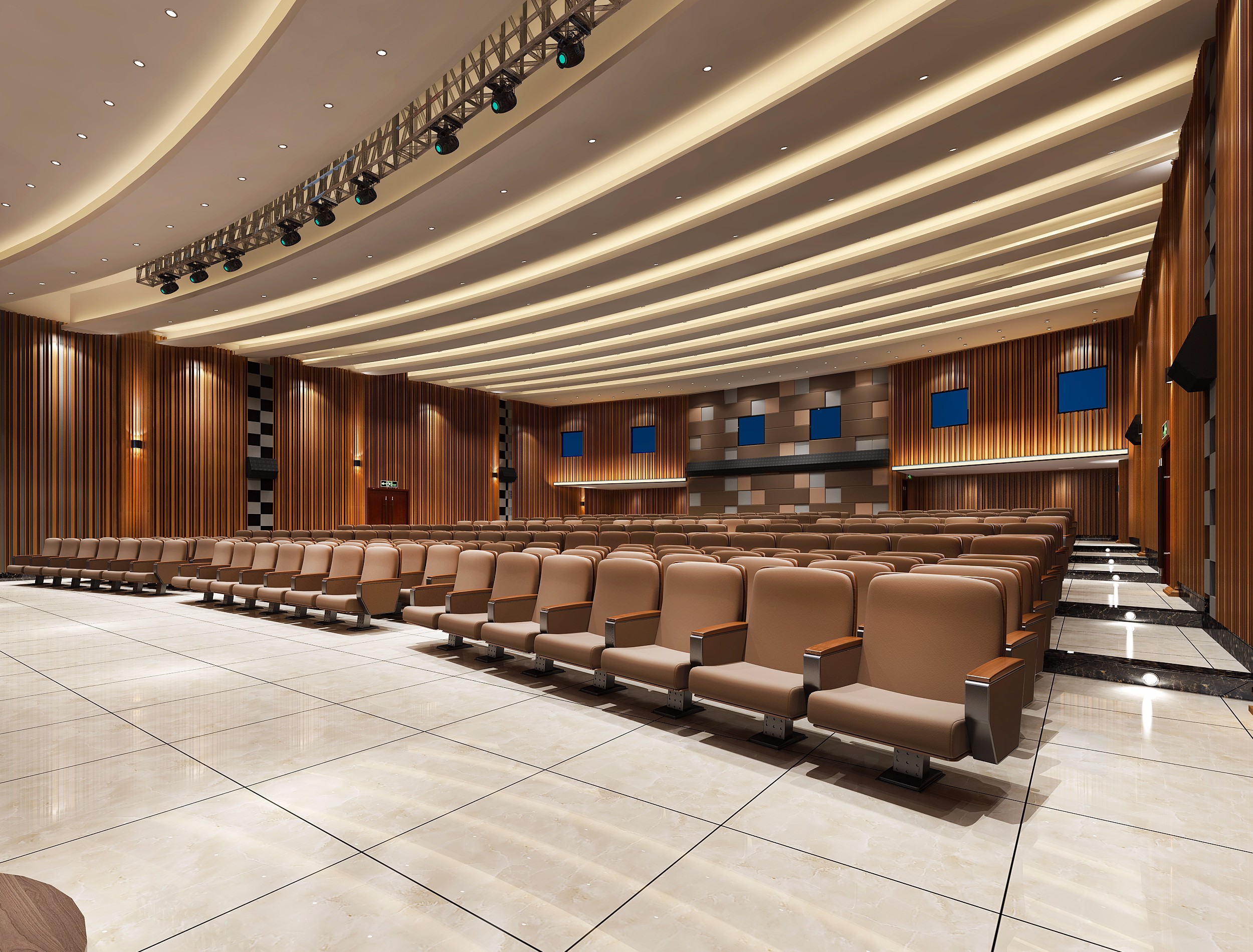 200平大型報告廳裝修設計-第1張圖片-上海古都建筑設計集團