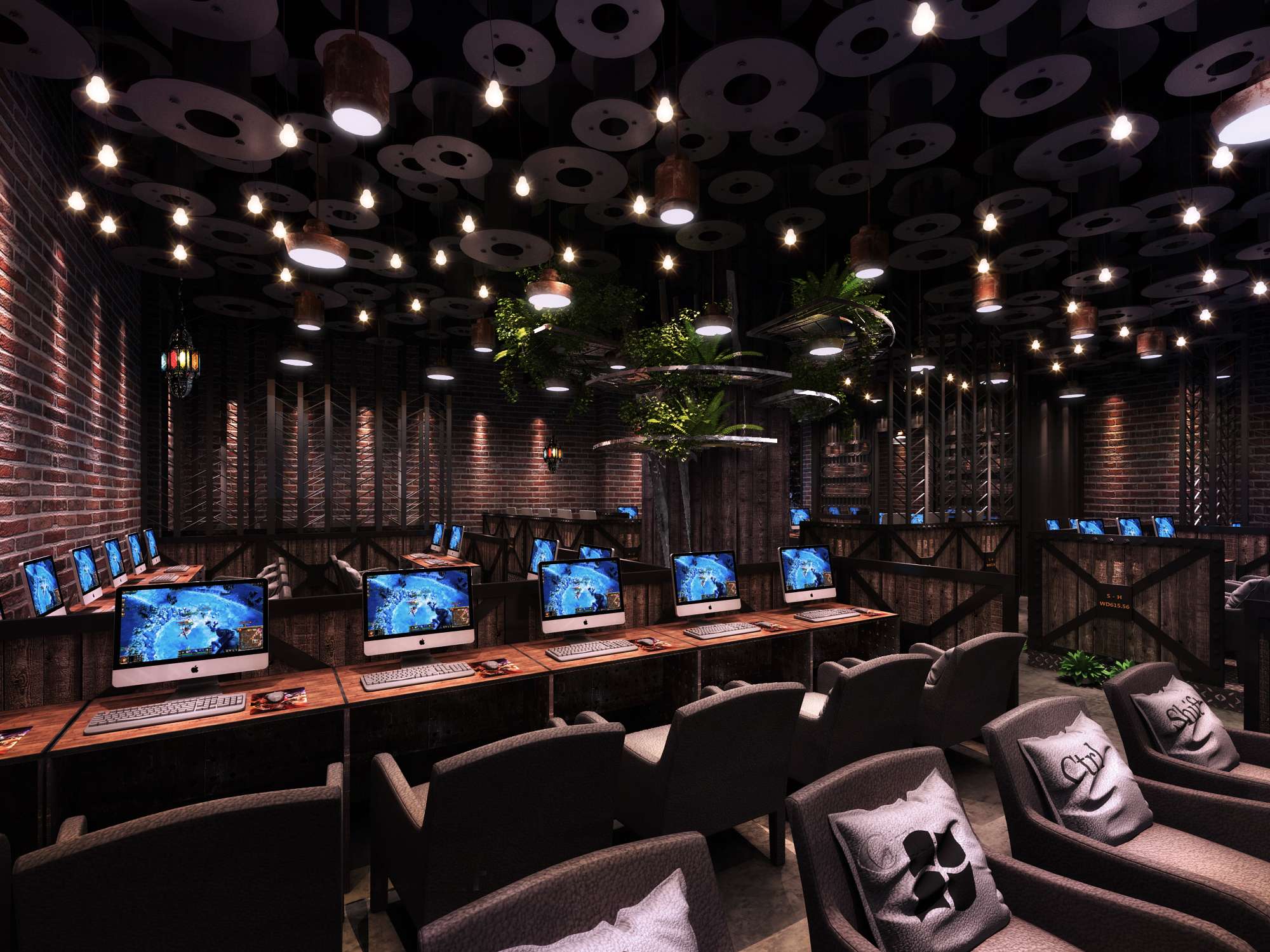 原木復(fù)古風(fēng)格網(wǎng)吧裝修設(shè)計(jì)-第3張圖片-上海古都建筑設(shè)計(jì)集團(tuán) 原木復(fù)古風(fēng)格網(wǎng)吧裝修設(shè)計(jì)-第3張圖片-上海古都建筑設(shè)計(jì)集團(tuán)