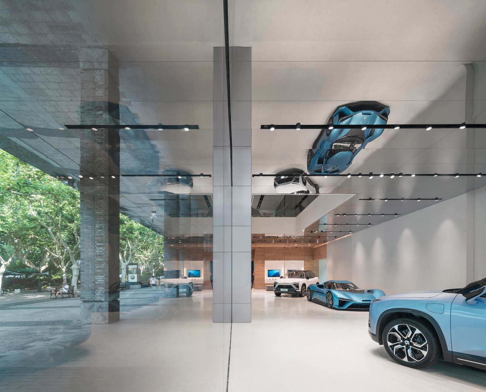 現代簡約4S店展廳裝修設計-第3張圖片-上海古都建筑設計集團