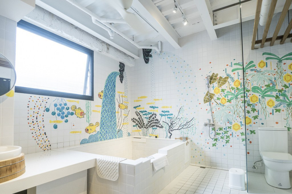 現(xiàn)代小型清新澡堂裝修設計-第5張圖片-上海古都建筑設計集團