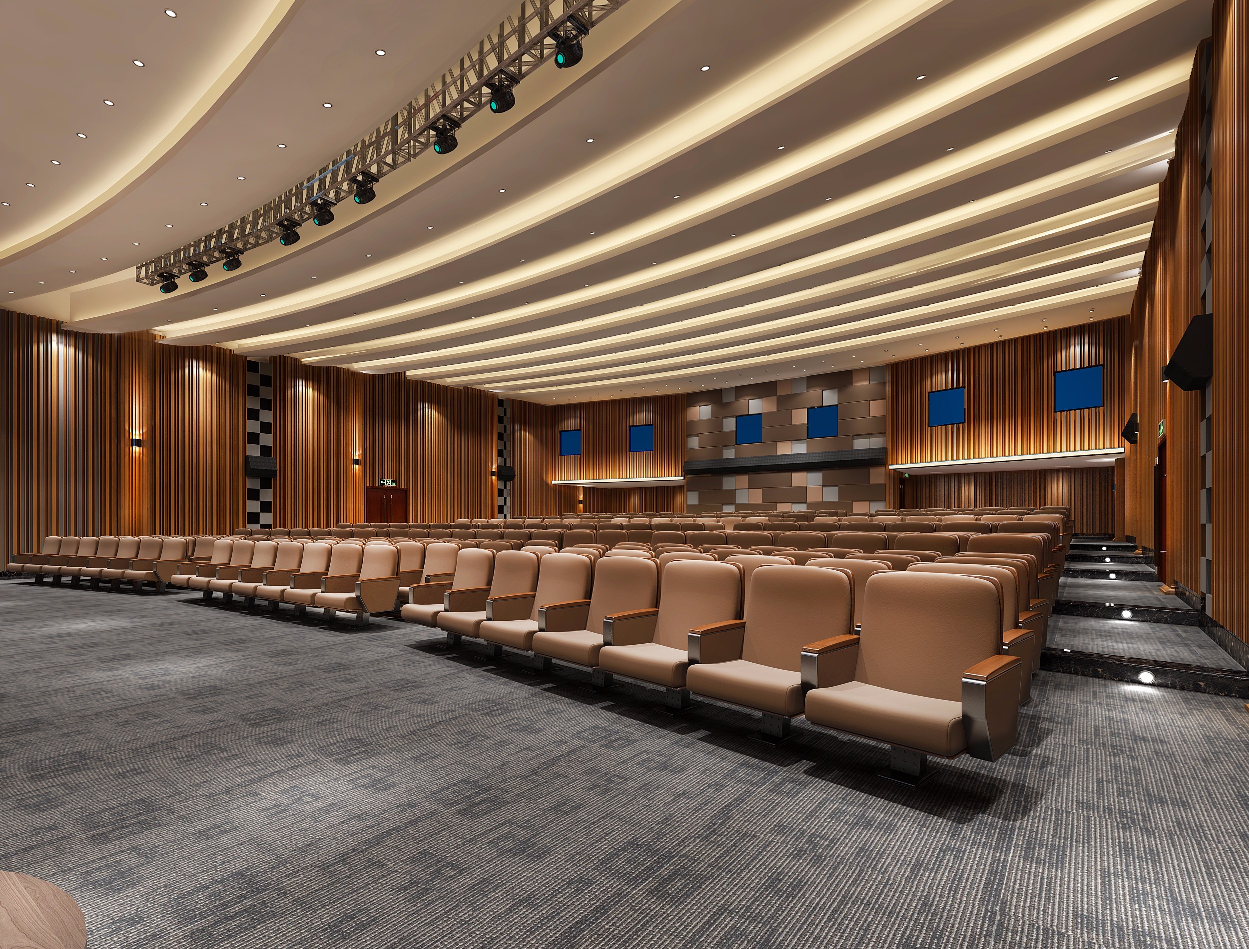 400平大型演播廳裝修設(shè)計-第3張圖片-上海古都建筑設(shè)計集團(tuán)