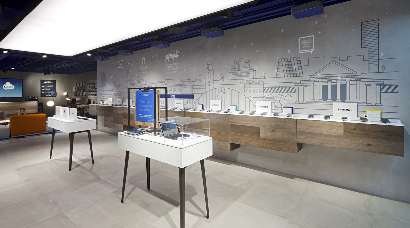 工業(yè)風(fēng)格手機(jī)店裝修設(shè)計-第7張圖片-上海古都建筑設(shè)計集團(tuán)