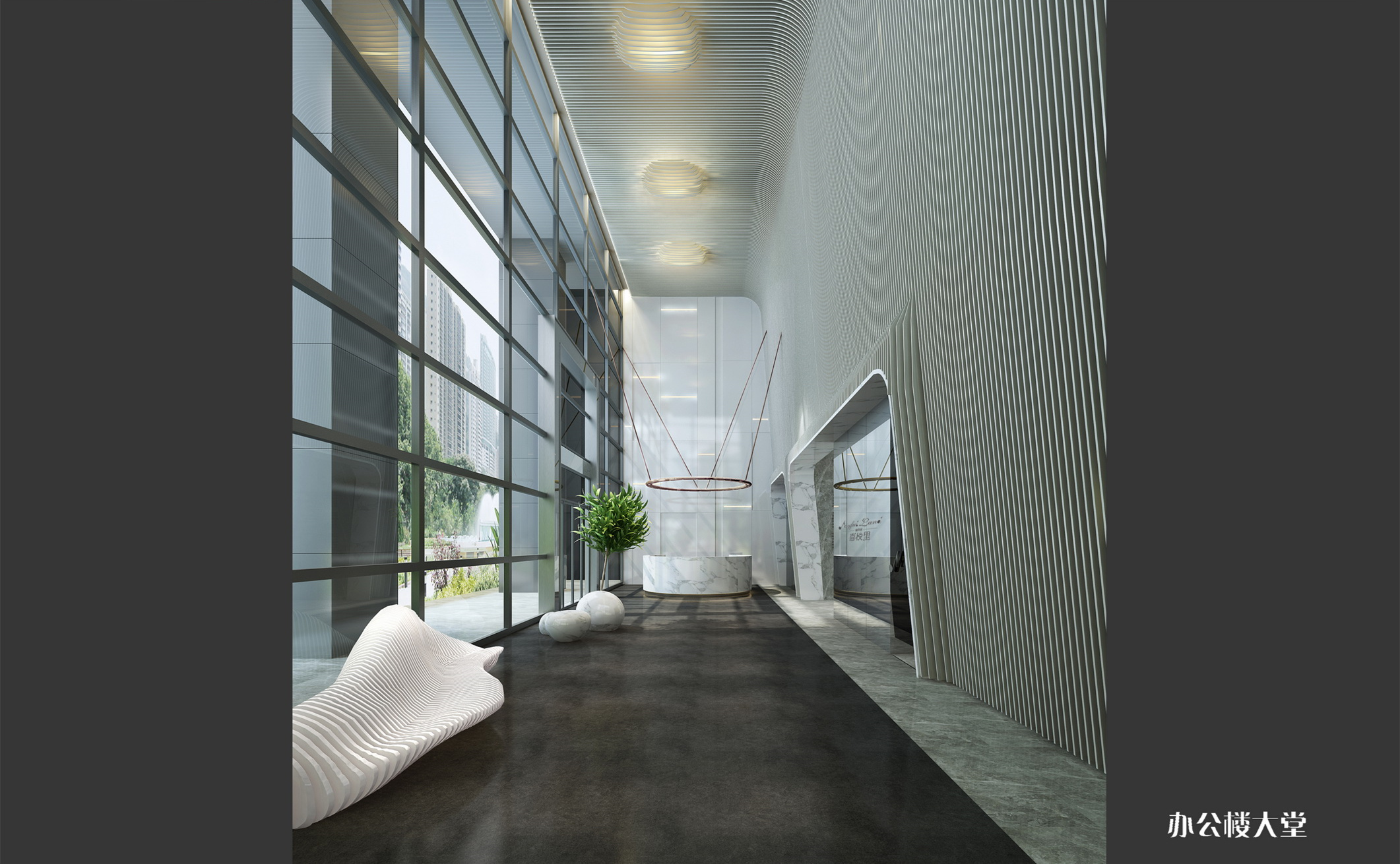 新式科技風(fēng)辦公樓裝修設(shè)計-第3張圖片-上海古都建筑設(shè)計集團(tuán)