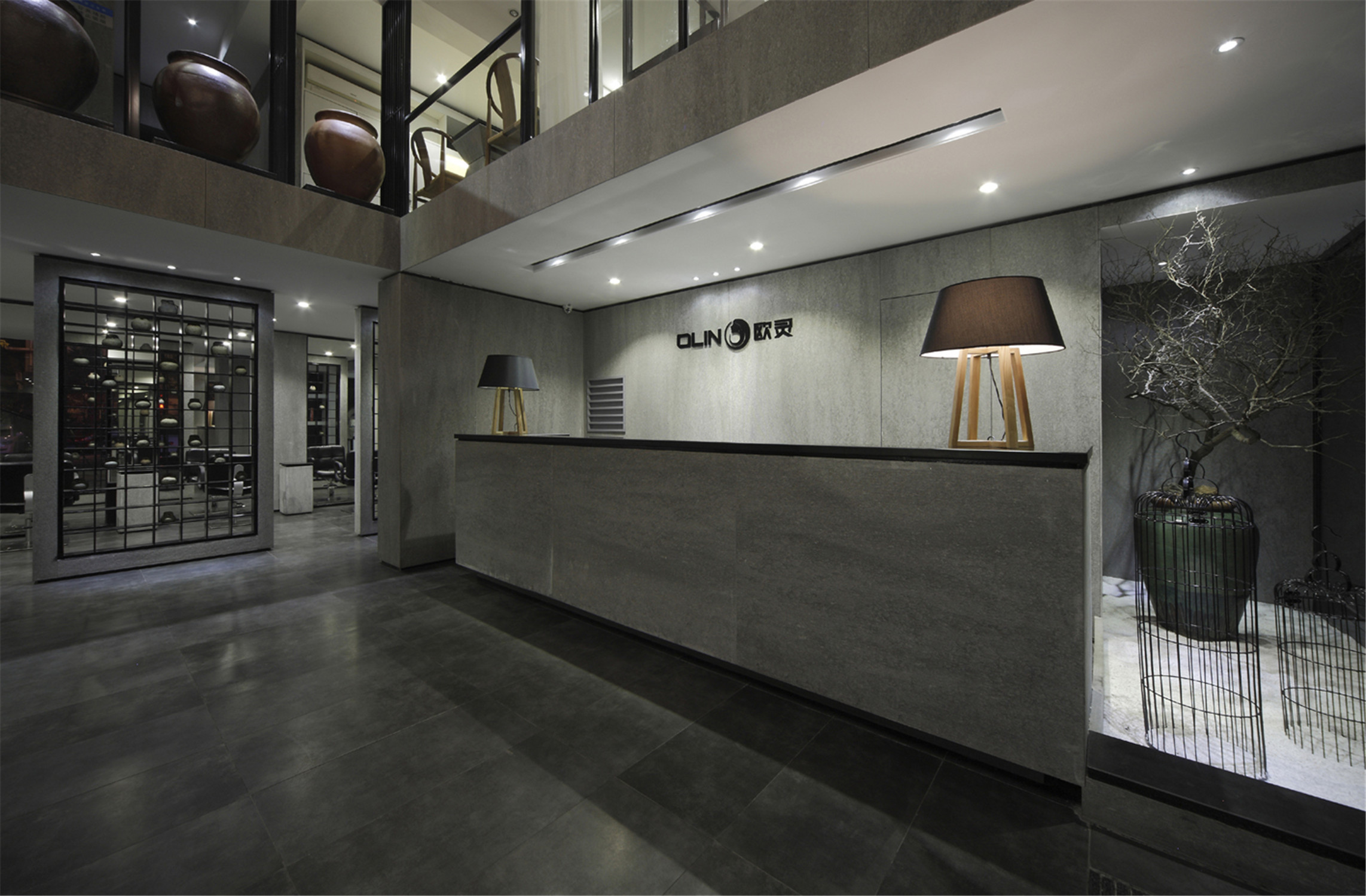 復式風格理發(fā)店裝修設(shè)計-第5張圖片-上海古都建筑設(shè)計集團 復式風格理發(fā)店裝修設(shè)計-第5張圖片-上海古都建筑設(shè)計集團