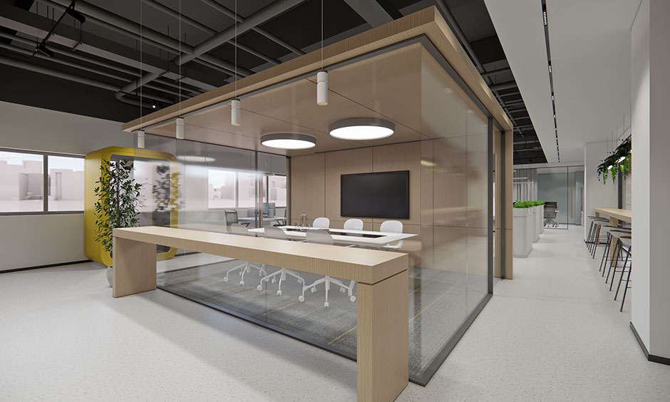 簡約科技風(fēng)格辦公室裝修設(shè)計-第4張圖片-上海古都建筑設(shè)計集團(tuán) 簡約科技風(fēng)格辦公室裝修設(shè)計-第4張圖片-上海古都建筑設(shè)計集團(tuán)