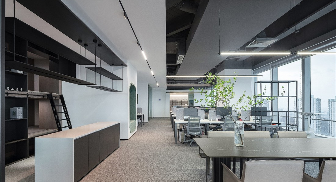 灰白簡約風格辦公室裝修設計-第3張圖片-上海古都建筑設計集團 灰白簡約風格辦公室裝修設計-第3張圖片-上海古都建筑設計集團