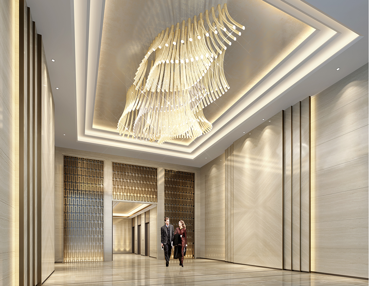 集團公司8000平米辦公室裝修項目-第3張圖片-上海古都建筑設計集團