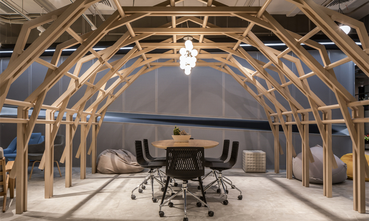 科技時尚風格辦公室裝修設(shè)計-第1張圖片-上海古都建筑設(shè)計集團 科技時尚風格辦公室裝修設(shè)計-第1張圖片-上海古都建筑設(shè)計集團