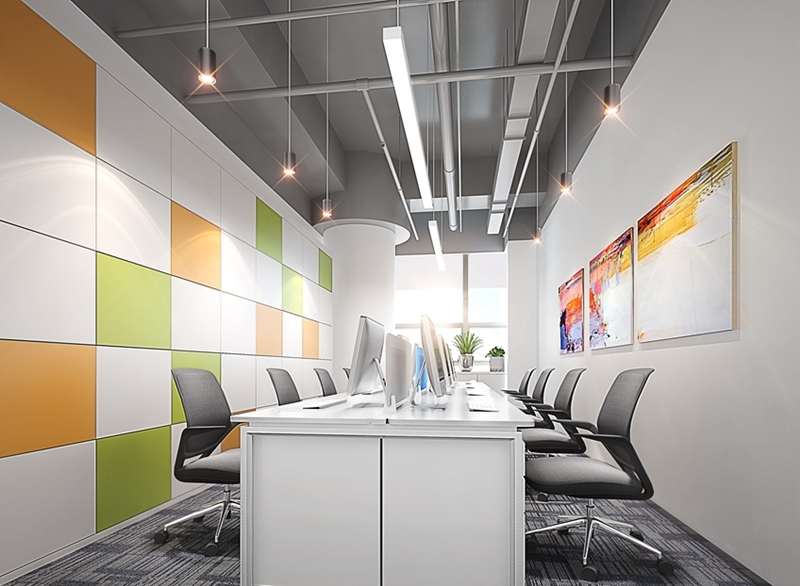 IT網(wǎng)絡(luò)信息公司辦公室設(shè)計裝修效果-辦公室裝修設(shè)計效果圖-第2張圖片-上海古都建筑設(shè)計集團(tuán)